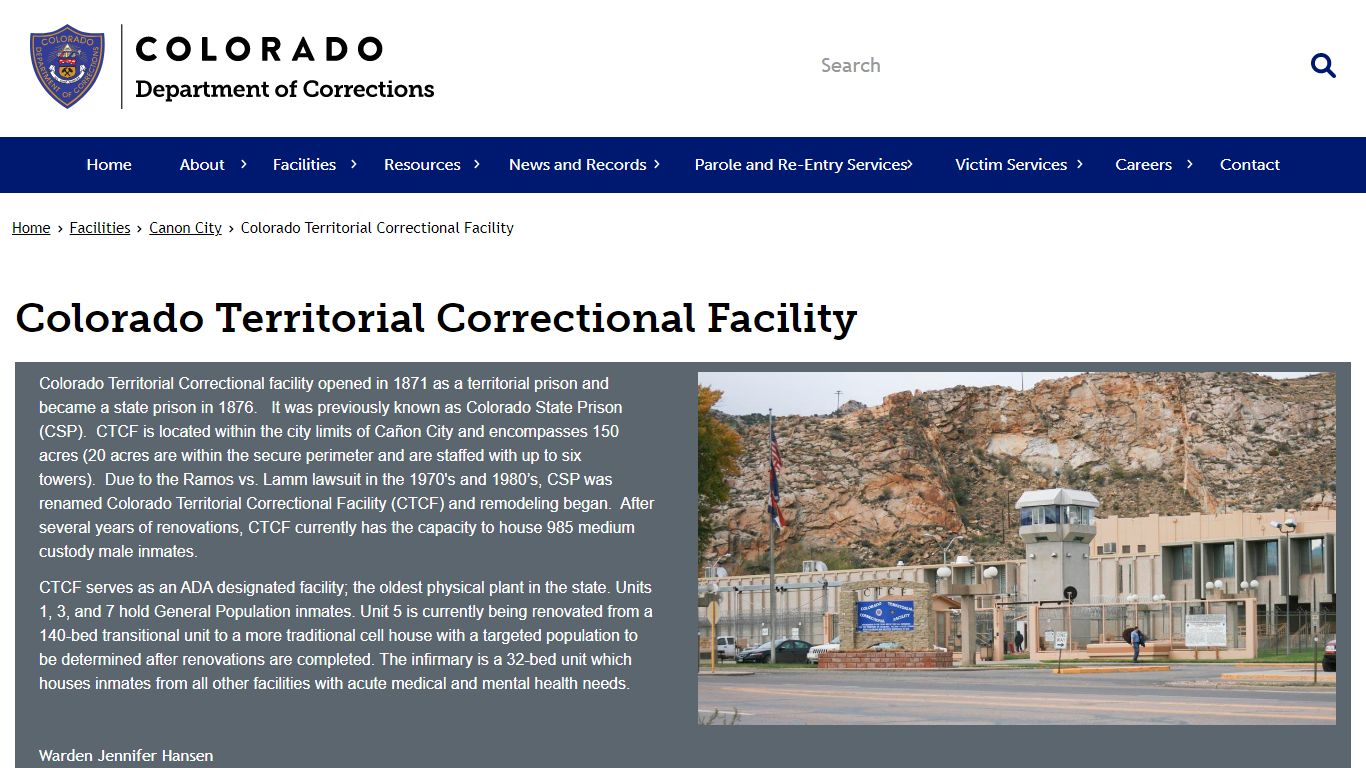 Colorado Territorial Correctional Facility